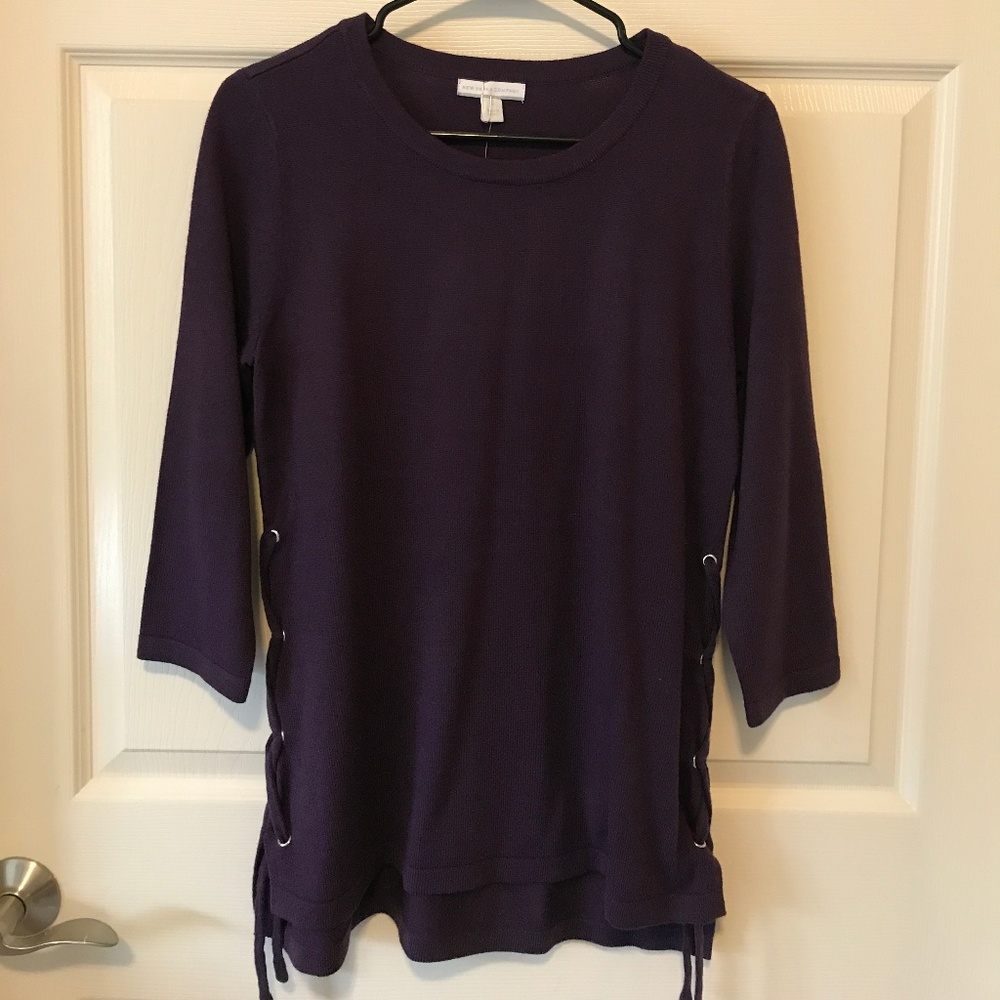 NY&C - Sweater with Tie Details, NWT